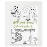 Affirmations Colouring Book - For Kids (Free Stickers Inside) Happy Relax Positive Doodle Coloring