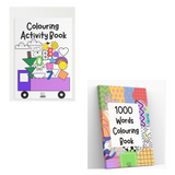 1000 Words Colouring Book + Colouring Activity for Kids