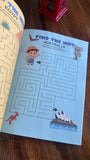 Bon Voyage - Travel Activity Book | Puzzles, Games, Sticker Activity, Colouring and more..