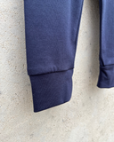 Navy Blue Solid - Cotton Lycra Leggings