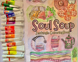 Soul Soup - Zentangle Colouring Book - Relaxing mandala Quote Adult Coloring